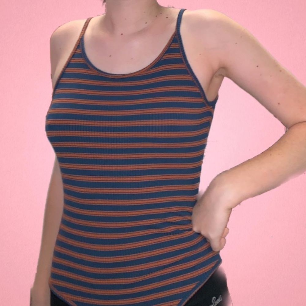 URBAN OUTFITTERS STRIPED BODYSUIT